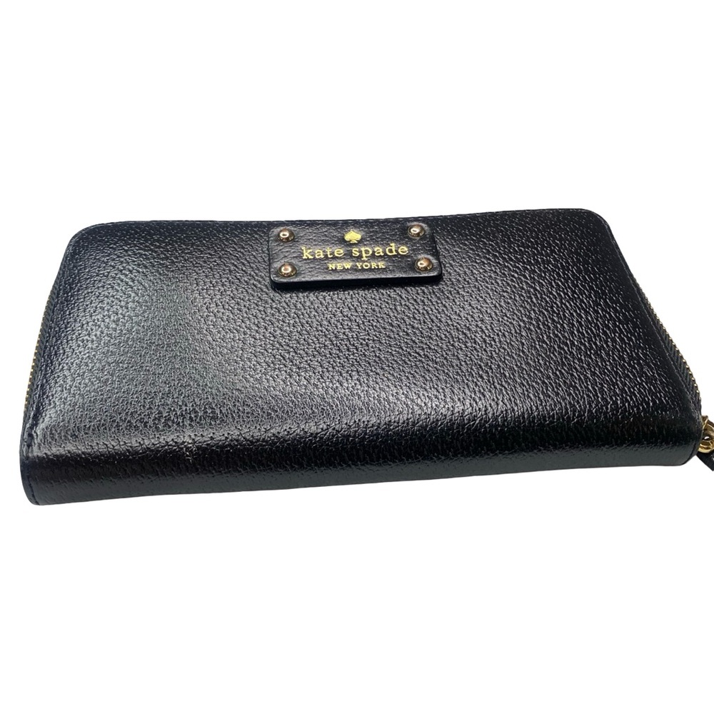 Kate Spade Black Textured Key & Card Holder - Picture 5 of 6